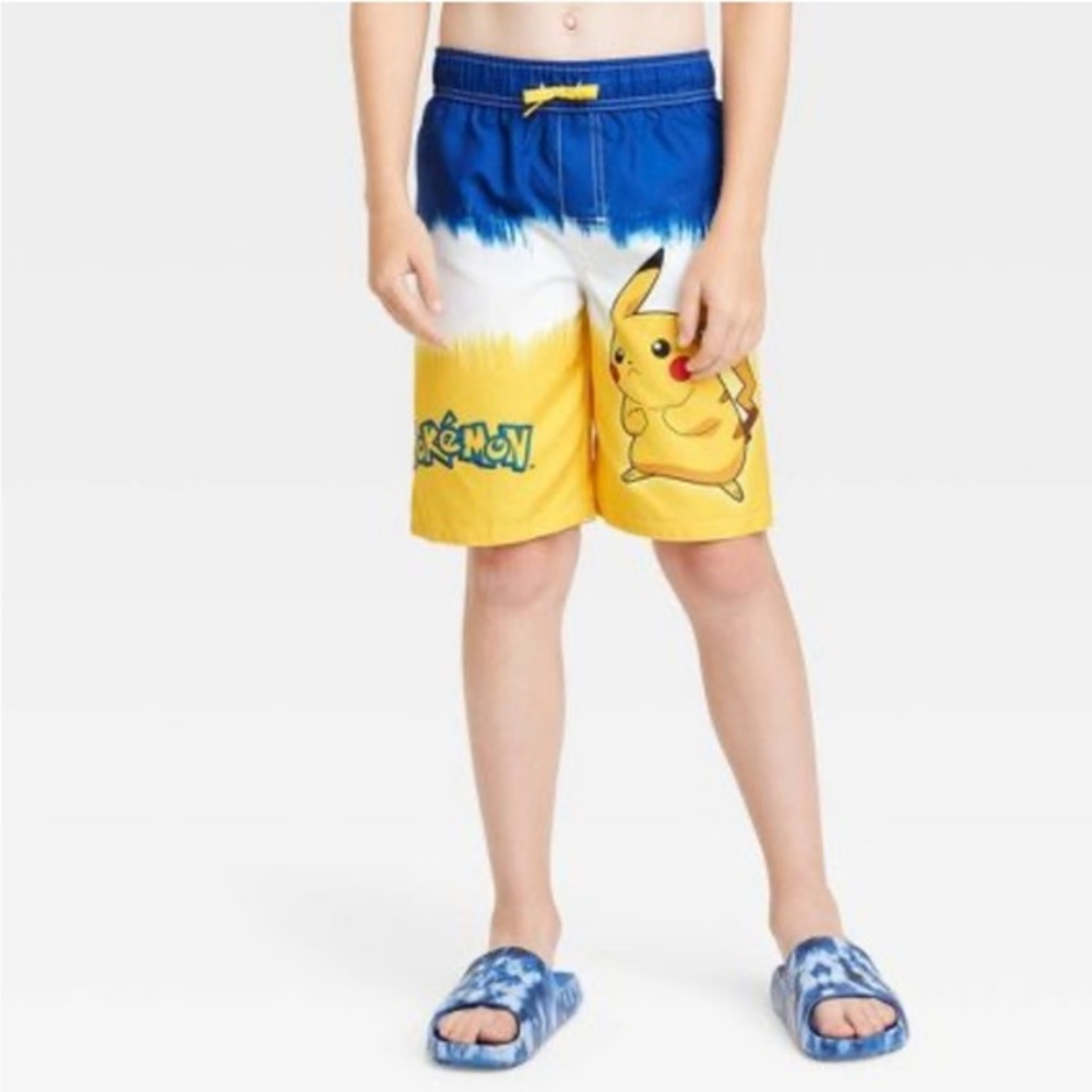 Boys' Pokemon Swim Shorts - Yellow